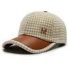 Gorro Espeso de Espiga para Mujer Otoño e Invierno, Gorra de Béisbol Moda Estilo Coreano Estilo Chanel, Gorra Versátil Estilo Británico Pico de Pato, Transfronterizo