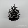 Piñas de Pino de Plástico Simuladas 5cm Spray Piñas de Pino Blanco Árbol de Navidad Círculo Navideño Decoración Artesanías Navideñas Accesorios de Piñas de Pino Blanco