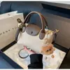 Bolso de Hombro Diseño de Nicho Bloques de Color Forma de Dumpling 2024 Otoño e Invierno Nuevo Bolso Cruzado de Hombro Bolso Simple para el Trabajo