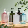 Saboneteira para mãos sabonete detergente de roupa garrafa vazia shampoo de hotel gel de banho limpador facial loção frasco dispensador tipo pump