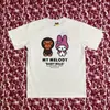Camiseta de Manga Corta Holgada con Estampado de Letras Milo Estilo Nuevo Pe X Hellokitty25 para Hombre y Mujer 260g