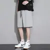Atacado do fabricante shorts casuais de verão masculinos, shorts soltos com estampa simples para uso ao ar livre, calças casuais esportivas de basquete