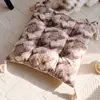Almofada Simples e de Alta Qualidade para Cadeira, Almofada Grossa para Assento de Sala de Estar de Luxo Leve, Almofada para Cadeira com Estampa Vintage de Plantas e Flores