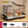Gallinero Automático Ponedor, Jaula Plegable para Criar Pollos, Jaula Ponedora Doméstica para Pollos, Jaula de Granja para Criar Pollos, Jaula de Hierro para Criar Gansos y Patos