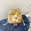 Bolsas de Moda Transfronterizas para Mujer 2026 Nuevo Bolso Cubo de Lona Fresco y Moderno Bolso Cruzado Floral Lindo y Femenino para Mujer
