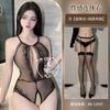 Mu Amor Sexy Lingerie Sexy Perspectiva Peito Pequeno Mostrado Peito Grande Mostrado Pijama Unido Pescoço Pendurado Livre de Vestido de Guerra ao Ar Livre Comércio Exterior