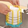 Escurridor de platos retráctil para el hogar, escurridor de platos de cocina, escurridor de platos de escritorio, escurridor de arroz, escurridor de platos apilado