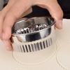 Juego de 11 piezas de aros redondos de acero inoxidable para mousse, molde para pastel de encaje ondulado, molde para galletas de borde curvo, molde para cortar masa de dumplings