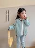 Cardigan de Tricô de Primavera para Meninas Tongsen Tongma 2026 Novo Suéter com Gola Redonda Floral Infantil Casaco Suéter para Bebê