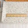 Patrón floral pequeño vintage estilo coreano, jacquard de cuadros de algodón puro, ropa de verano, cintas para el pelo, tela hecha a mano