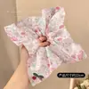 Pañuelo Cuadrado Floral Extra Grande para Atar el Cabello para Mujeres, Nuevo Estilo 2026, Cuerda para el Cabello de Cola de Caballo Baja de Gama Alta, Accesorio para el Cabello