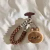 Colgante de Perro de Tela Color Arroz de Moda Correa para Teléfono Correa de Muñeca Accesorio para Bolso Funda de Teléfono Gruesa Universal