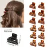 Nuevos Pasadores Pequeños Semircírculo Estilo Francés Set de 12 Piezas Mini Pasadores Pinzas para Trenzar Pinzas para el Cabello Pinzas para Flequillo Accesorios para el Cabello