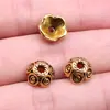 10X10X5Mm 1.2g Multicolor DIY Acessórios para Joias Artesanais Tampa de Contas Suporte de Flor