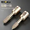 Amoladora angular cabeza de molienda de hierro fundido acero inoxidable abridor de agujeros para azulejos broca de perforación en seco para vidrio mármol cerámica piedra