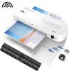 Nueva máquina laminadora de fotos blanca, máquina laminadora de fotos doméstica para estudiantes transfronterizos, máquina de plástico pequeña, máquina selladora de plástico A4