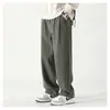 Comercio Electrónico Transfronterizo Más Vendido Pantalones Casuales de Color Sólido para Hombre Pierna Recta Suelta Pantalones Cargo Deportivos de Verano para Hombre Pantalones Largos de Moda
