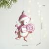 Decoraciones de Navidad Colgante Perro Globo Decoración Árbol de Navidad Colgante Casa Copo de Nieve Adorno Guirnalda Accesorios