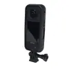 Insta 360 x3 Gaiola para Câmera Esportiva Panorâmica Frame Concha Protetora de Cola Plástica Suporte de Proteção Anti-queda Acessórios