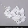 Flor artificial blanca Mori flor de seda blanca lechosa flor de techo suave para salón de bodas peonía rosa nieve
