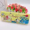 Estuche de lápices de gran colección de dibujos animados estuche de lápices de doble cara caja de almacenamiento de papelería para escuela primaria fórmula matemática regalo lindo para niños