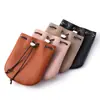 2026 Nuevo Billetero de Cuero Genuino para Hombre, Bolsita Vintage Antigua con Cordón, Bolsa de Almacenamiento de Joyería de Piel de Vaca de Capa Superior, Venta al por Mayor