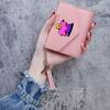 Cartera de Monedero con Borla de Color Puro Taylor Dunhuang 70% de Descuento Cartera Portatarjetas de Estudiante Estilo Delgado de Dibujos Animados Lindos