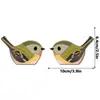 Mz1051-1080 Pegatinas de Esquina de Pájaros y Palomas de Madera Transfronterizas para Puertas y Ventanas del Hogar, Pegatinas de Pared Decorativas de Animales