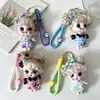 Chaveiro de boneca artesanal estilo ins de fábrica em estoque pingente de boneca de silicone suporta lote misto e dropshipping