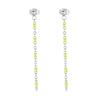 Pendientes Populares de Acero de Titanio para Damas Europeas y Americanas Estilo Bohemio Borla Simple Pendientes para Damas Venta al por Mayor de Comercio Exterior