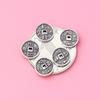 S925 prata esterlina tailandesa prata cinco imperadores moeda de cobre moeda pulseira contas espaçador DIY trançado corda pulseira tornozeleira acessórios pacote de material