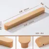 Manija Redonda de Bola Cuadrada de Madera Maciza de un Solo Agujero para Cajón Manija de Madera de Dibujos Animados para Armario de Madera Puerta Corredera Habitación Infantil Manija de Madera Maciza