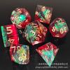 Fabricante Direto Cabelo Liso Resina COC Dado Pontiagudo DND Dungeons & Dragons Cesulhu TRPG Cosplay D6