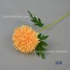 Simulación diente de león rama única flor falsa bola crisantemo flor de seda salón de bodas guía de camino fila de flores de piso decoración de escritorio para sala de estar