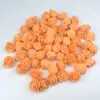 Flor de Rosa de Espuma PE de Simulação de 3,5cm Guirlanda de Flores Decorativa Manual com Flor Flor Artificial Cabeça de Flor Pequena de Espuma fabricantes
