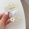 Acessórios de cabelo fofos presilha para franja pacote inteiro grampo quebrado conjunto de mini grampos de flor grampo pequeno pegador de cabelo presilha de tubarão atacado
