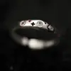 Anillo de Flor de Diamante en Polvo Escarchado Anillo para Dedo de Mujer Anillo de Dedo del Pie Anillo de Articulación Creativo Nuevo Regalo de San Valentín 2024 para Novia