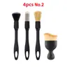 Juego de Cepillos para Detallado de Automóviles Cepillo Suave Kit de Cepillos de Limpieza para Interiores de Automóviles para Rejillas de Aire Tablero Espacios Cepillo de Lavado de Doble Cabeza