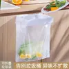 Estante Plegable para Basura Estante de Almacenamiento Montado en la Pared Cubo de Basura Gabinete de Cocina Portarrollos de Bolsa de Plástico Retráctil Almacenamiento Plegable