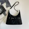 Textura retro gran capacidad 2026 color sólido temperamento invierno nuevo elegante casual bolso de mano bandolera mujer