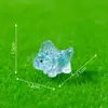 Nuevo producto transfronterizo: Figuritas brillantes de dinosaurio y salamandra, lindas miniaturas, accesorios decorativos DIY para jardinería y decoración de micropaísajes