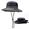Nuevo Sombrero de Pescador Lavado y Viejo Transfronterizo Sombrero para Montañismo al Aire Libre de Primavera y Verano Sombrero de Pescador para Viajes de Hombres con Protección Solar y Sombra