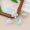 Mapei Transparente 1.5 Patrón de Agujero Recto Cuentas de Estrella de Cinco Puntas Cadena para Celular DIY Llavero Colgante para Coche Cadena para Colgar Vasos Cuentas Sueltas