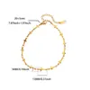 Exquisito Pulsera y Tobillera de Cruz y Corazón, Mismo Estilo, Diseño de Nicho, Acero de Titanio a la Moda, No se Desvanece, Joyería Versátil al por Mayor