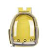 Bolsa Pet Transparente Nova Transfronteiriça Mochila Pet Respirável Resistente ao Desgaste Cachorro Pequeno Mochila para Cachorro Mochila para Gato para Passeio