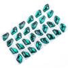Wei Chen fondo plano doble agujero color hacha forma hebilla costura a mano strass de cristal diy vestido accesorios vestido de novia