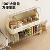 Caja de Almacenamiento para Bolsitas de Té Estante de Almacenamiento para Cápsulas de Café de Oficina Sala de Té Bar Escritorio Portavasos de Doble Capa con Tapa a Prueba de Polvo