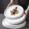 Platos de melamina, guarniciones para olla caliente, platos redondos de plástico, vajilla, platos para bistec estilo occidental, platos para catering comercial, platos de restaurante