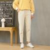 Ropa nueva para mujer Pantalones de algodón y lino para mujer Pantalones casuales de verano para mujer Pantalones Hallen recortados Pantalones de seda de hielo elásticos de pierna ancha para mujer