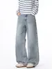 Ropa para Hombre ACU Jeans Ojo de Gato Retro Otoño 2026 Nueva Llegada Estilo Americano Marca de Moda Mezcla Lavada Desgastada Pantalones Casuales